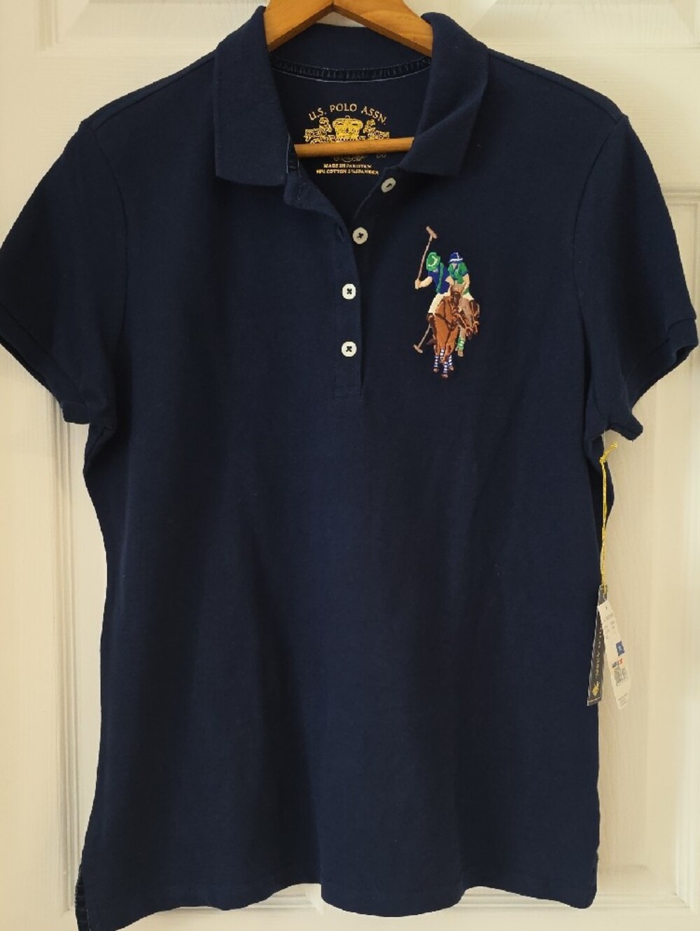 U.S. Polo Assn. Classic Polo Shirts in Red, Green & Navy 3 Pack New With Tags XL - Picture 6 of 9